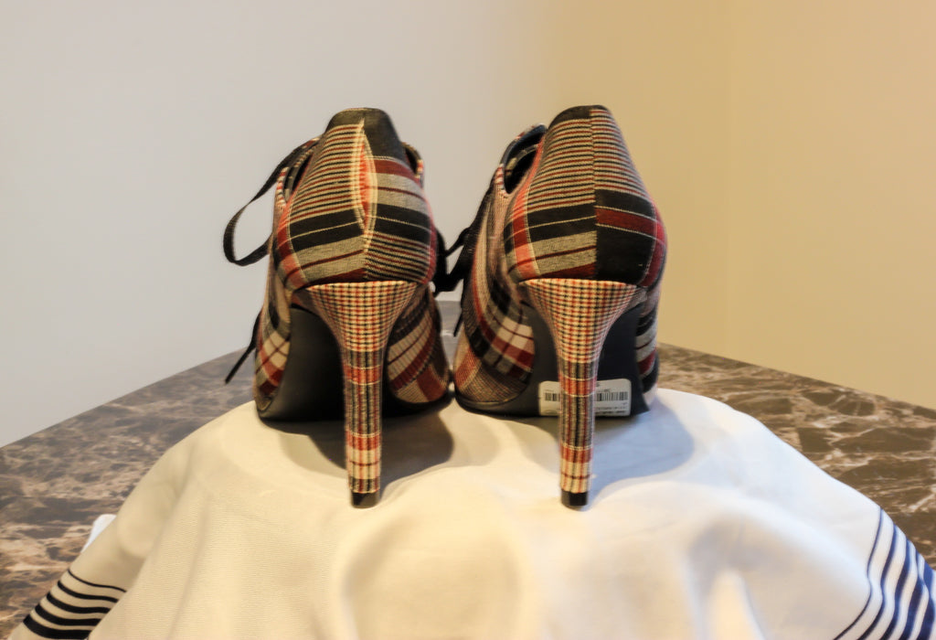 Brand New Le Chateau Plaid Shooties