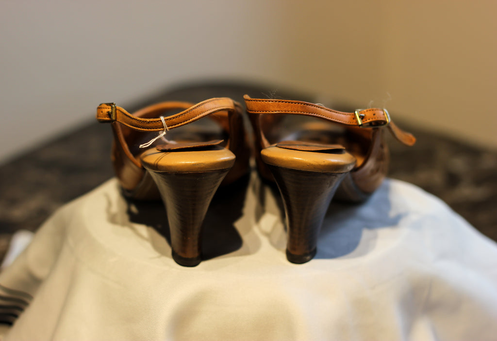 Late 1960's "The New Dimension" by Revelations Leather Heels