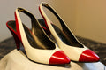 1980's Jamin Brand Leather Slingback Heels