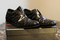 Men's Prada Flame-Motif Leather Loafer