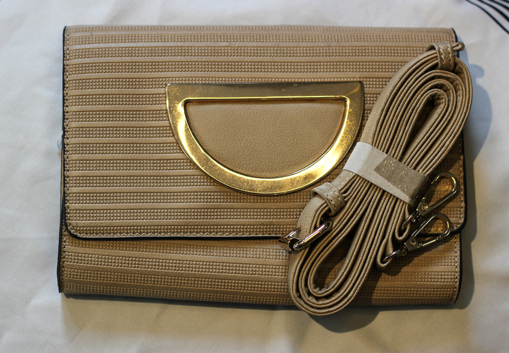 Y2K Beige Clutch Bag