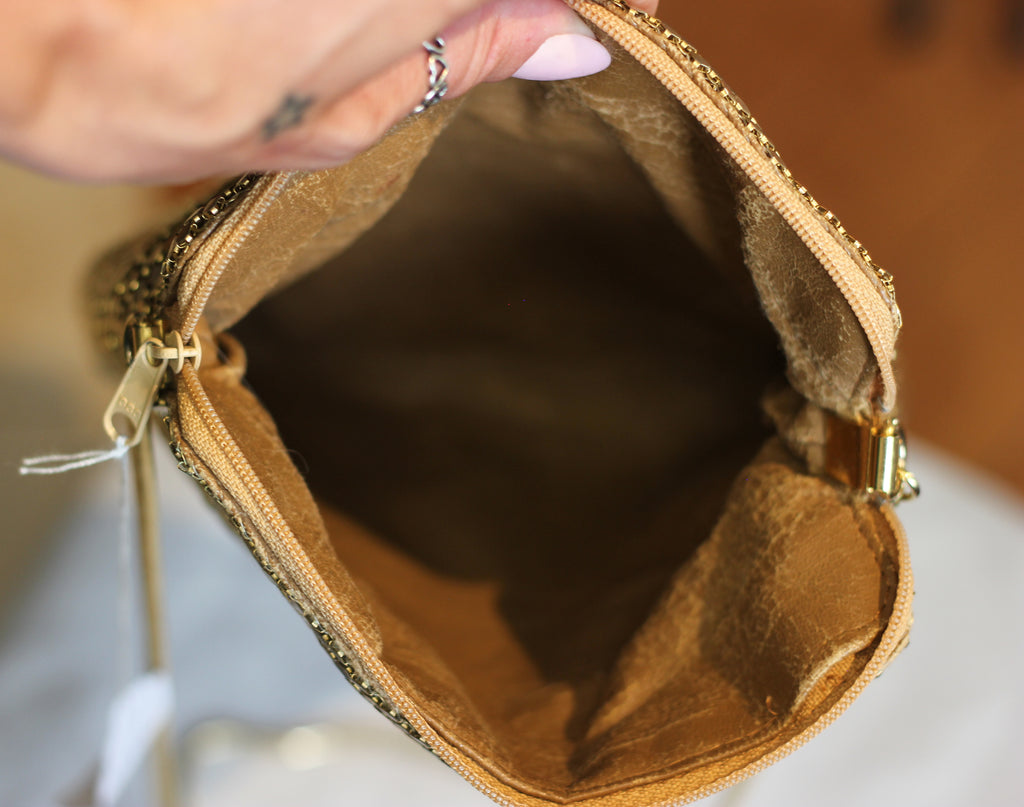 1970's Gold Chain Mail Purse