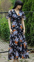 1970's Murray G Sophisticates Maxi Dress
