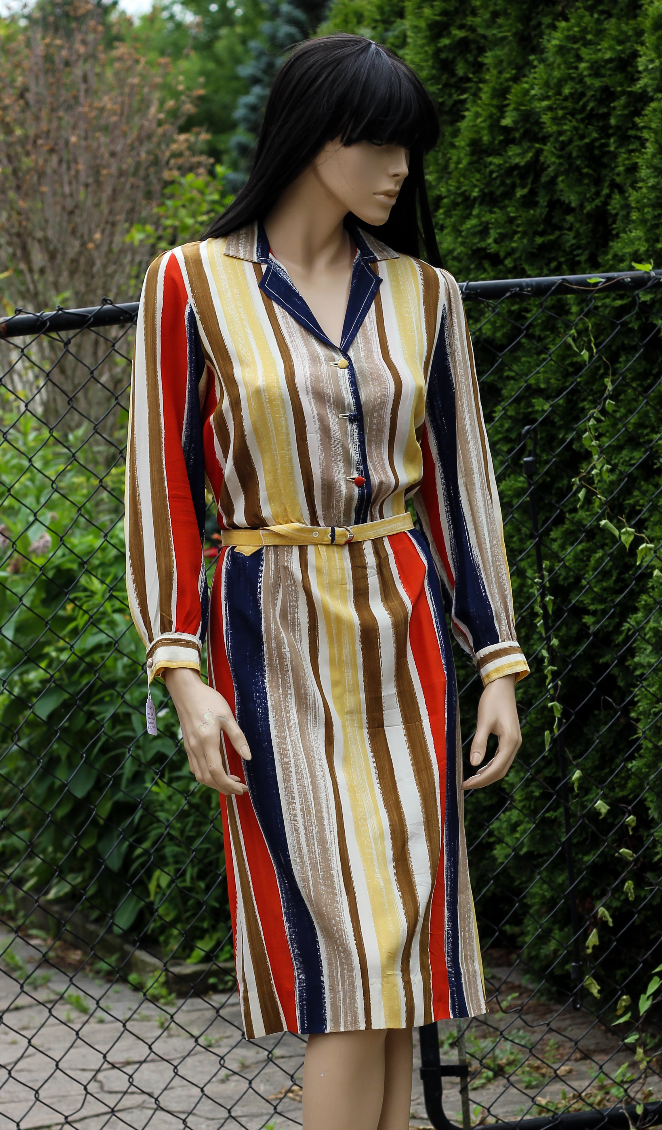 1970's Handmade "Secretary" Dress