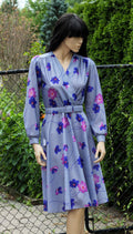 Early 1980's Sears Floral Secretary Dress