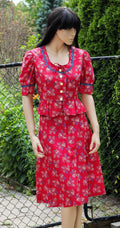 1960's Debreceni Ruhagyar Floral Set
