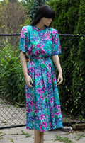 1980's Mister Leonard Floral Two- Piece