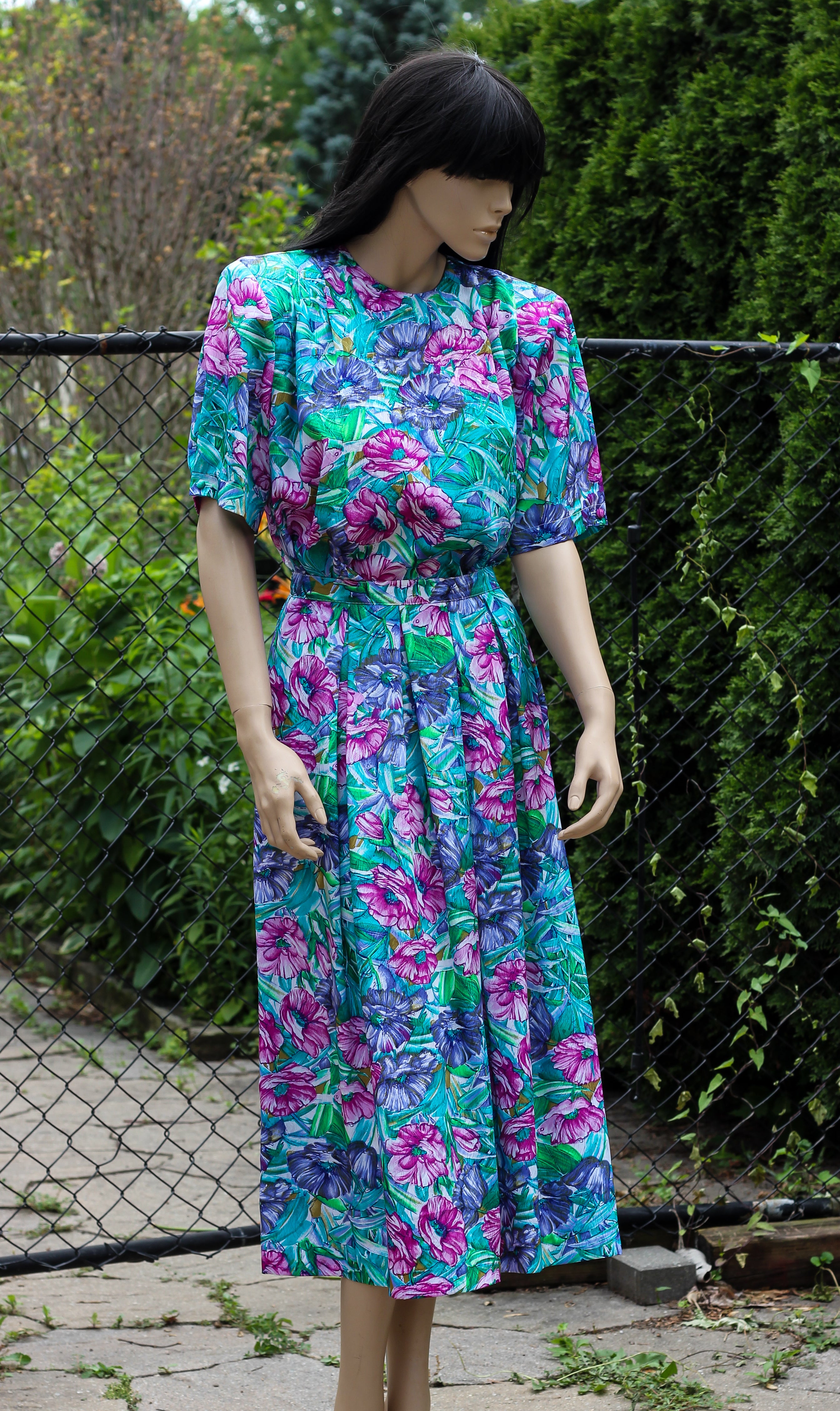 1980's Mister Leonard Floral Two- Piece
