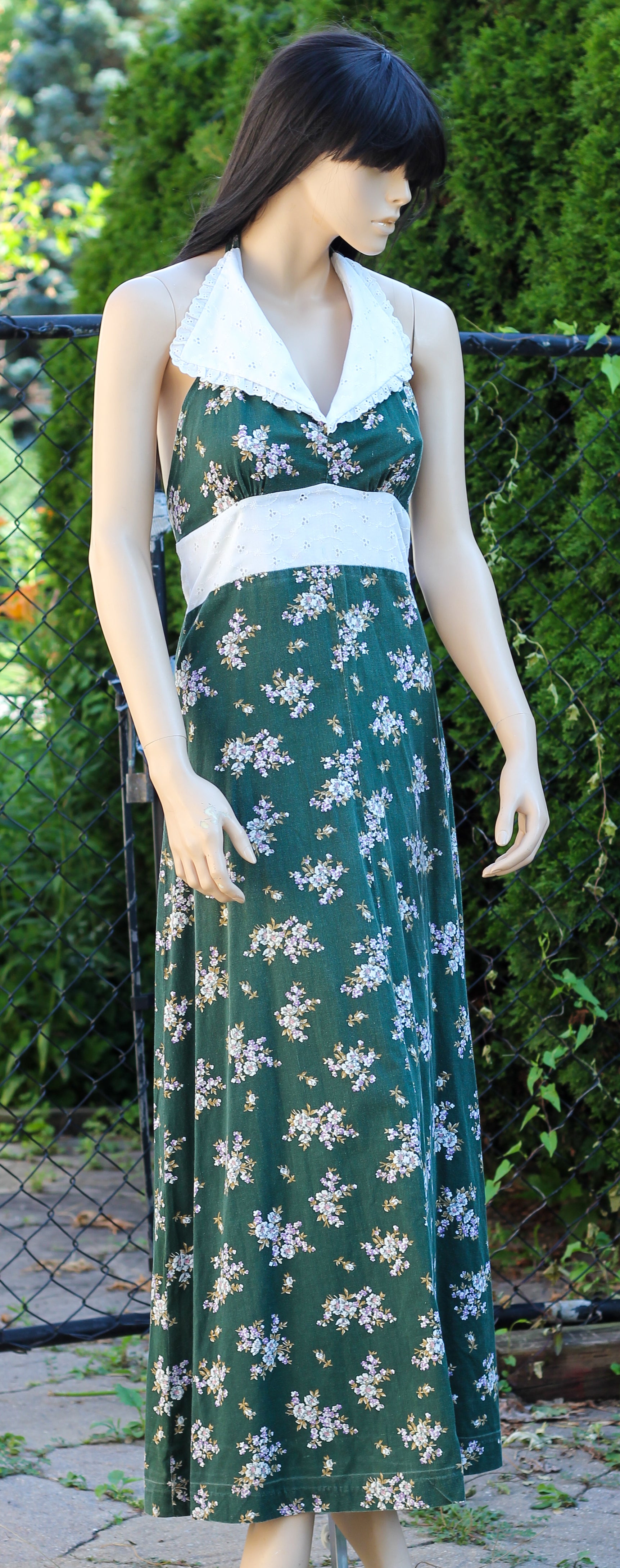 1970's Homemade Prairie Dress and Matching Bolero