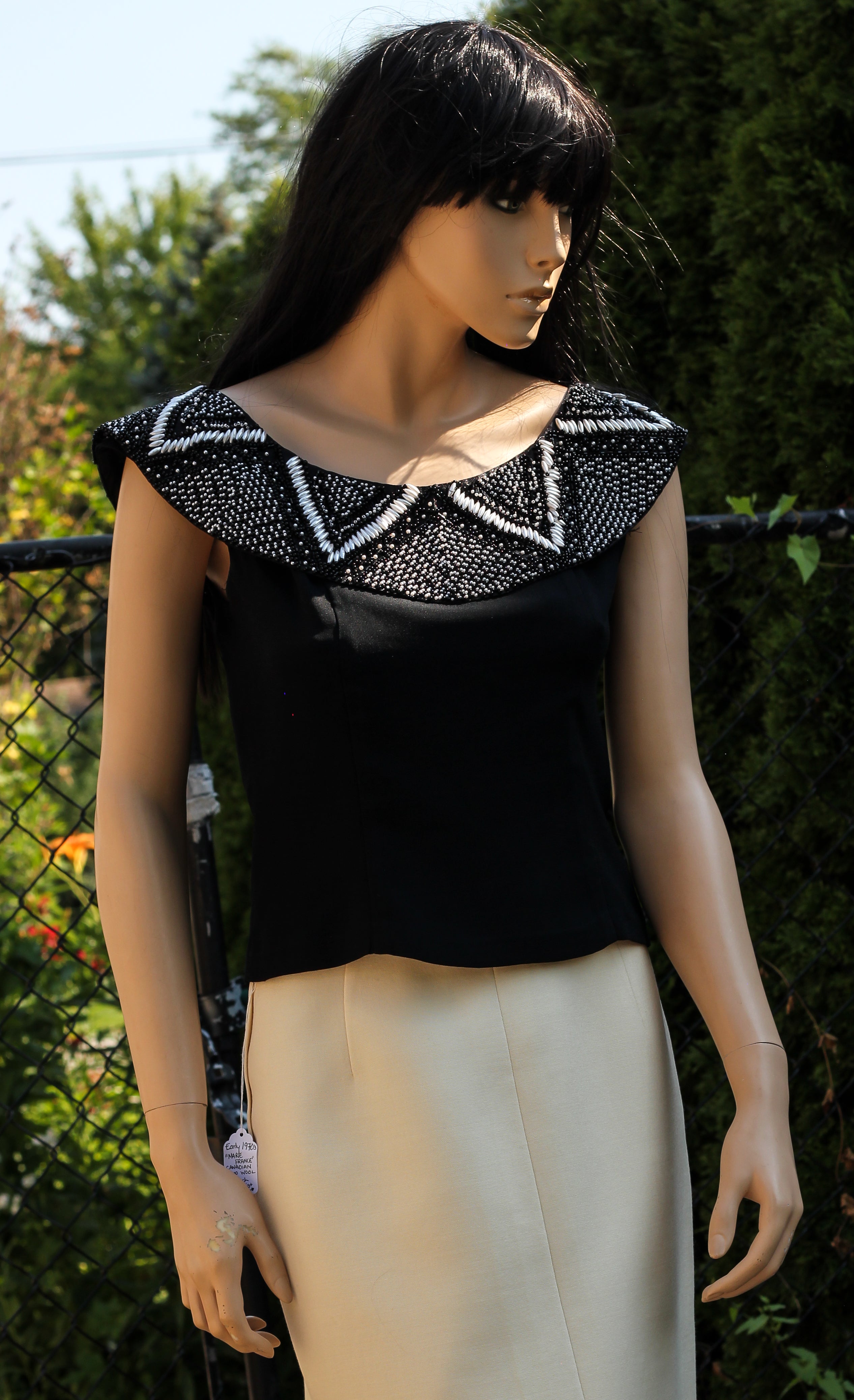 1980's Does 1950's Evening Top