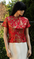 1950's "Sweetheart Blouse" Hostess Blouse