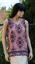Modern "Violet & Claire" Sleeveless Top