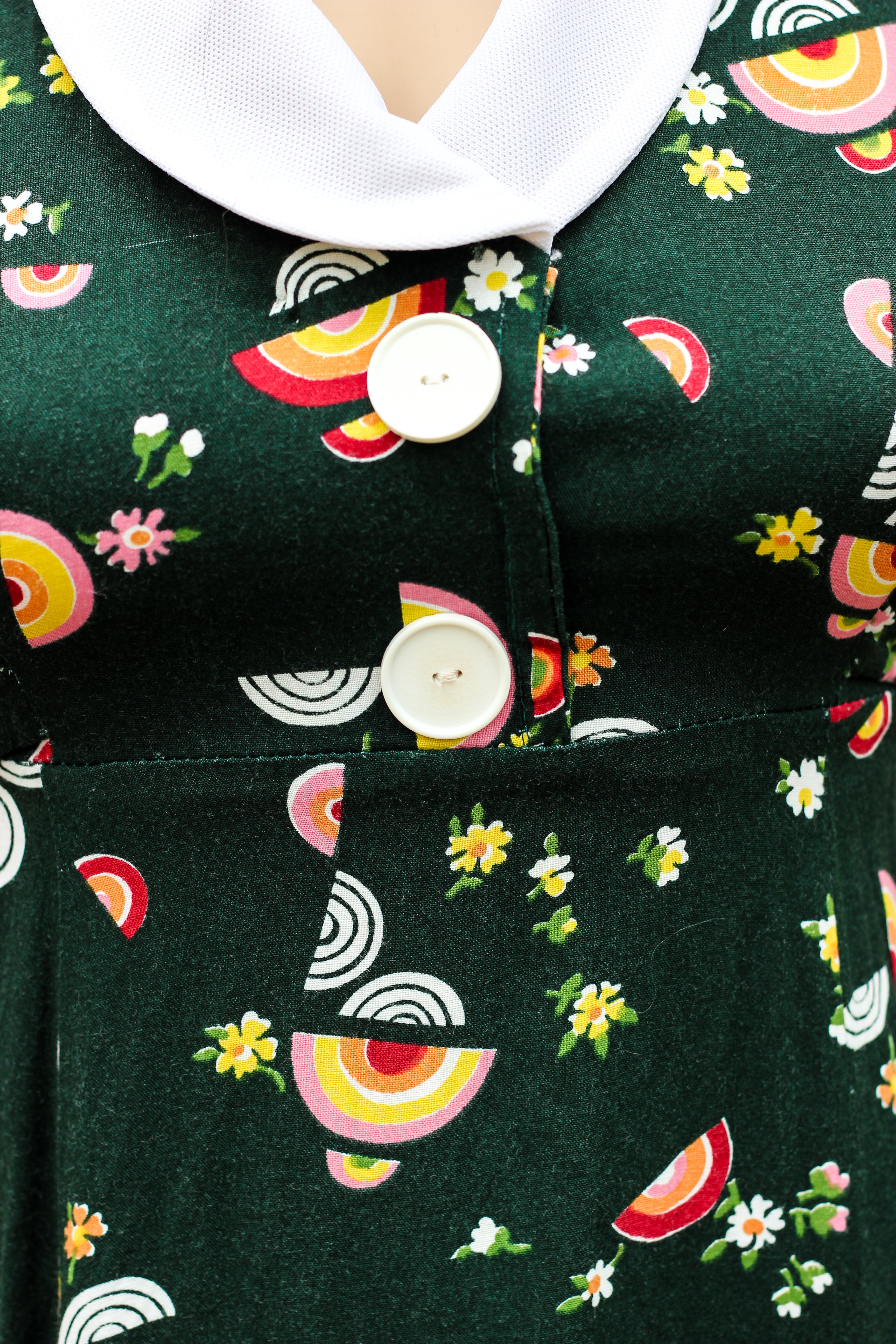 1970's Handmade Whimsical Day Dress
