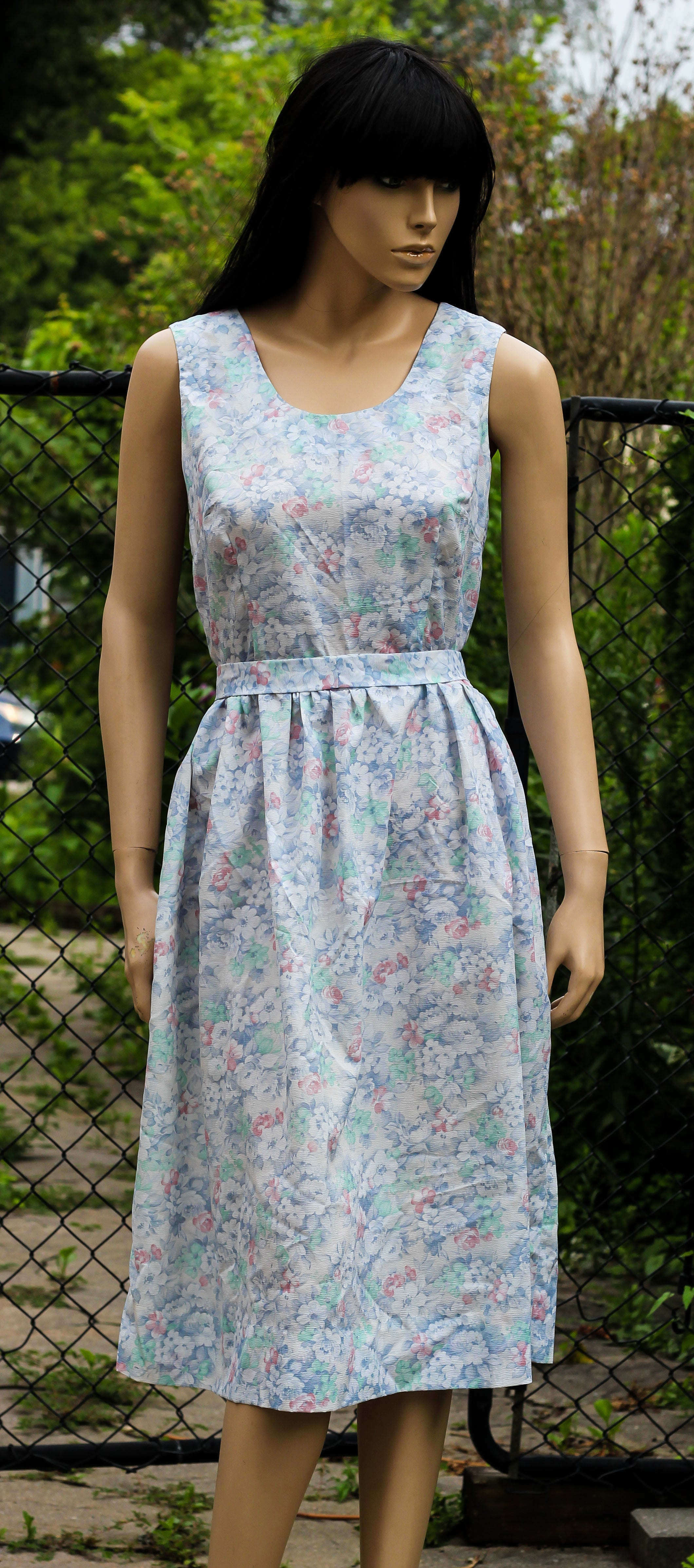1970's Homemade Floral Day Dress