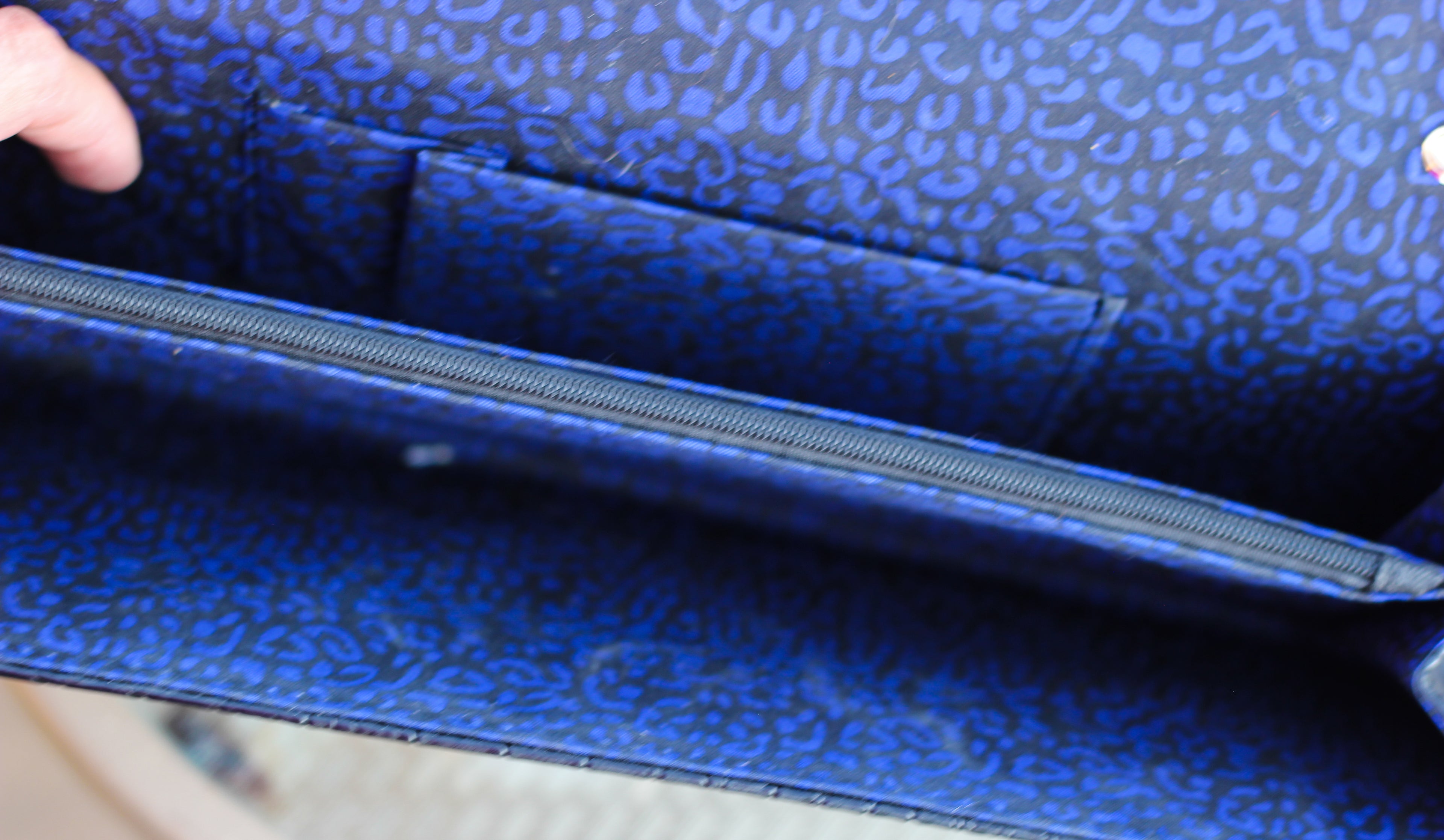 1980's Faux Crocodile Embossed Purse