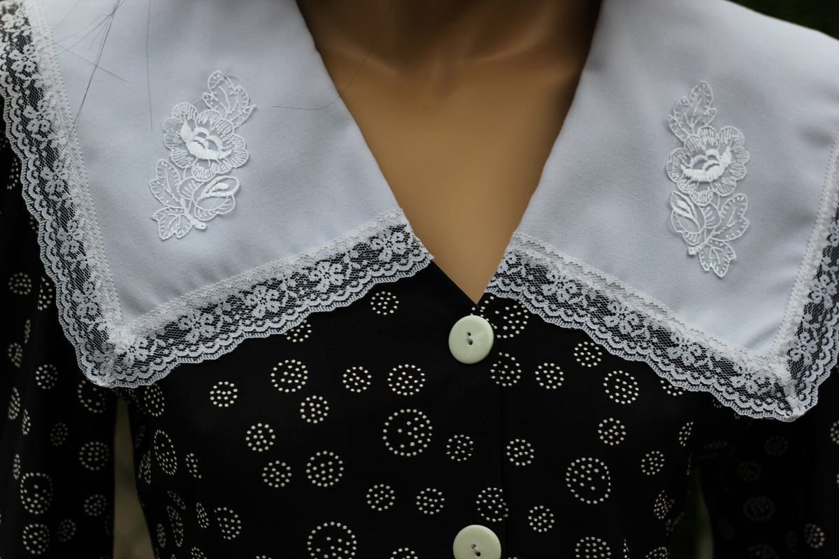 1980's "Perspective" Button Down Dress