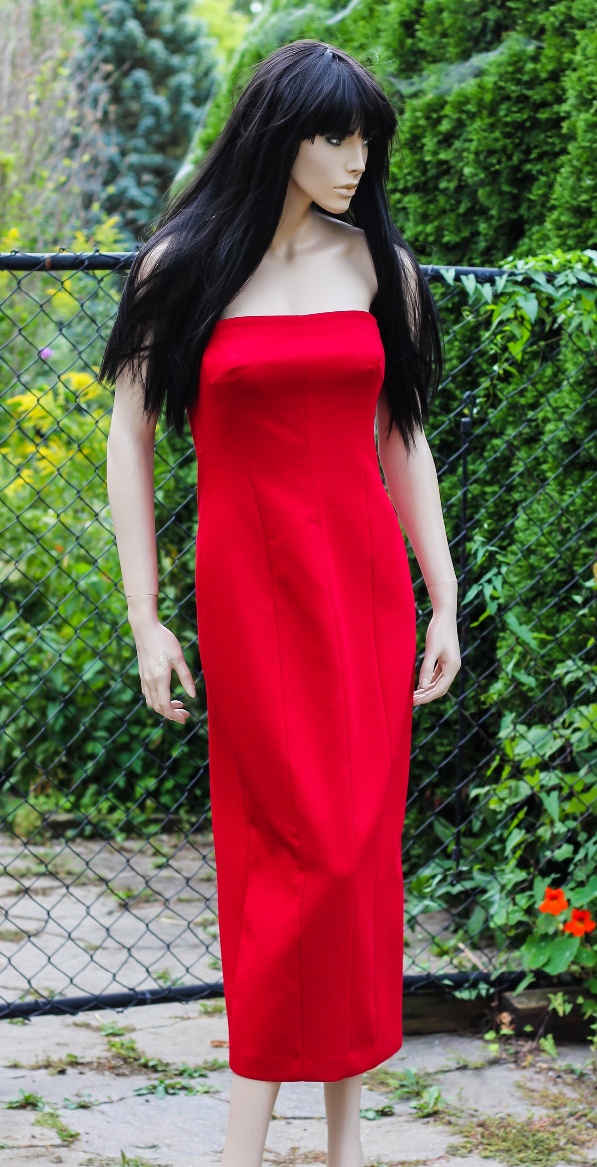 Y2K "ZARA" Strapless Dress
