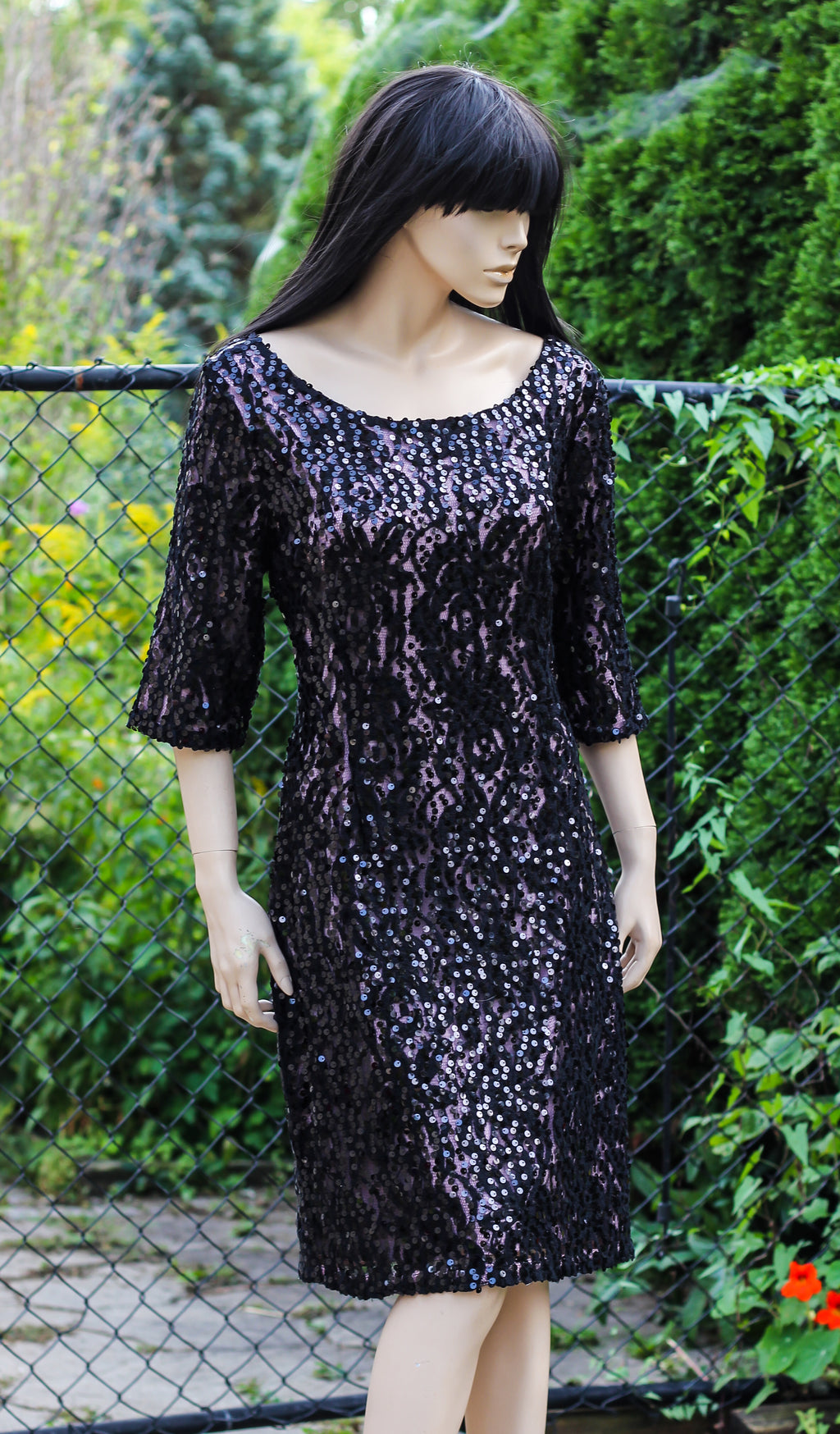 1990's "Le Chateau" Sequin Dress
