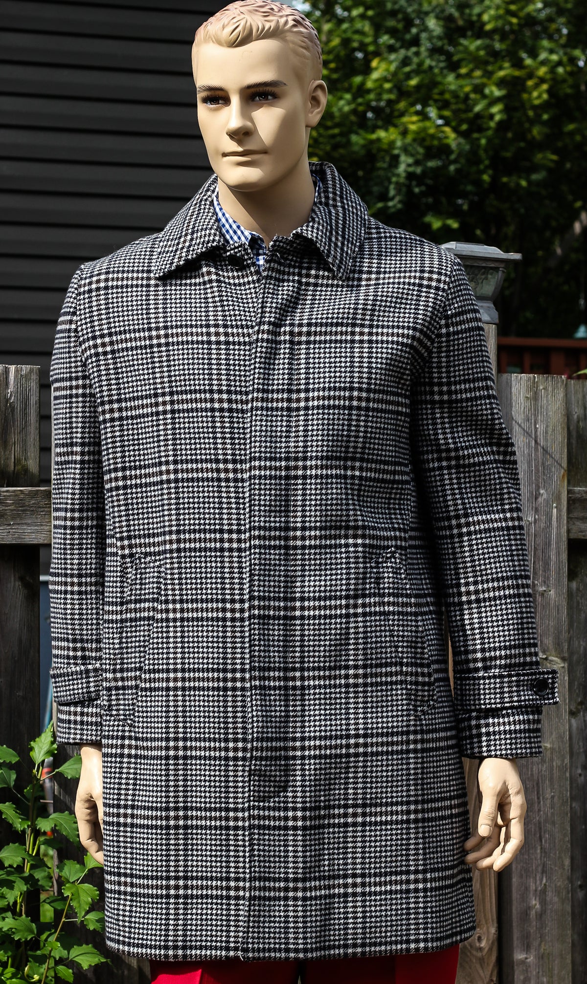 Modern "Daniel Hechter Paris" Plain Overcoat