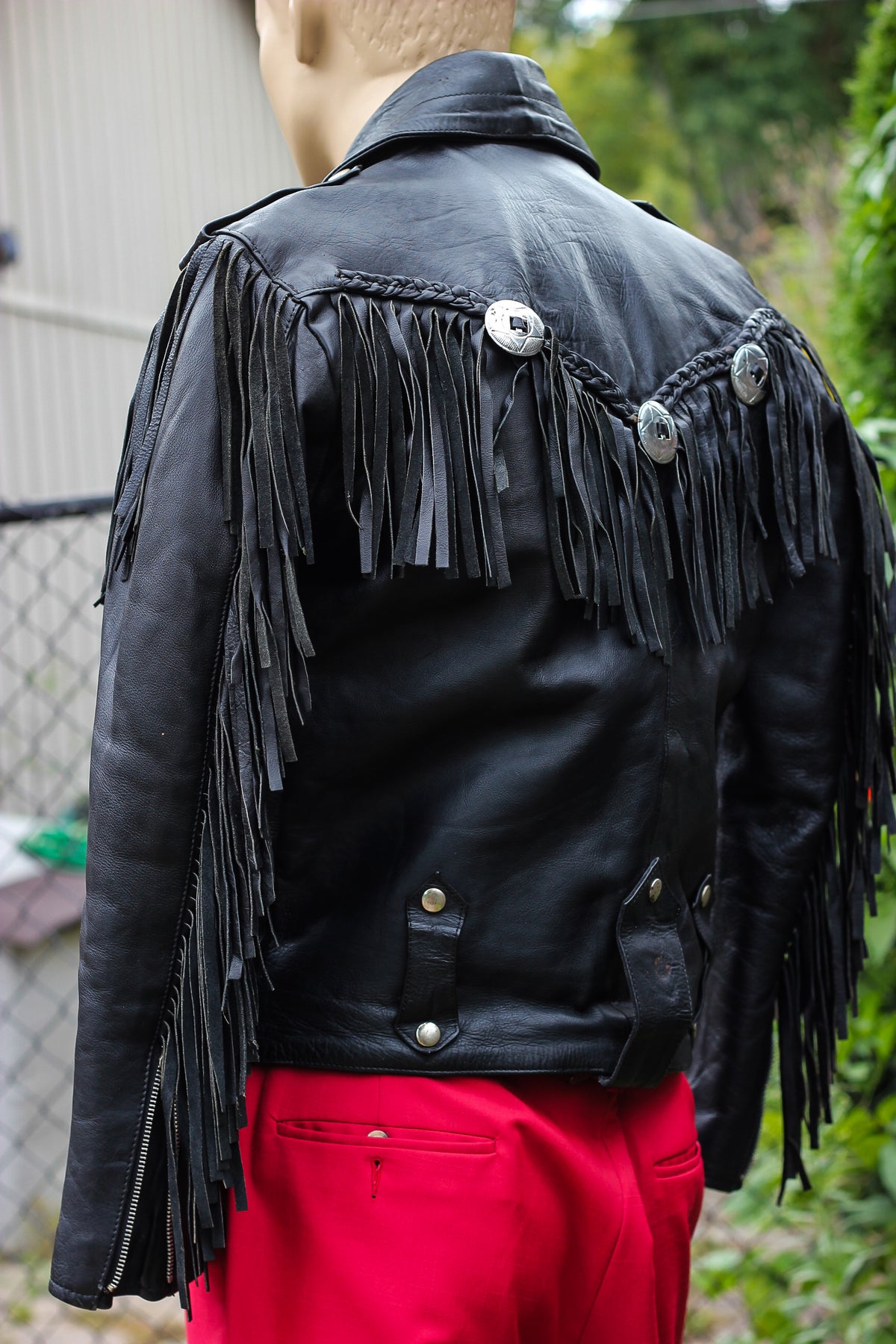 1980's "A-1 Genuine Leather" Motorcycle Jacket