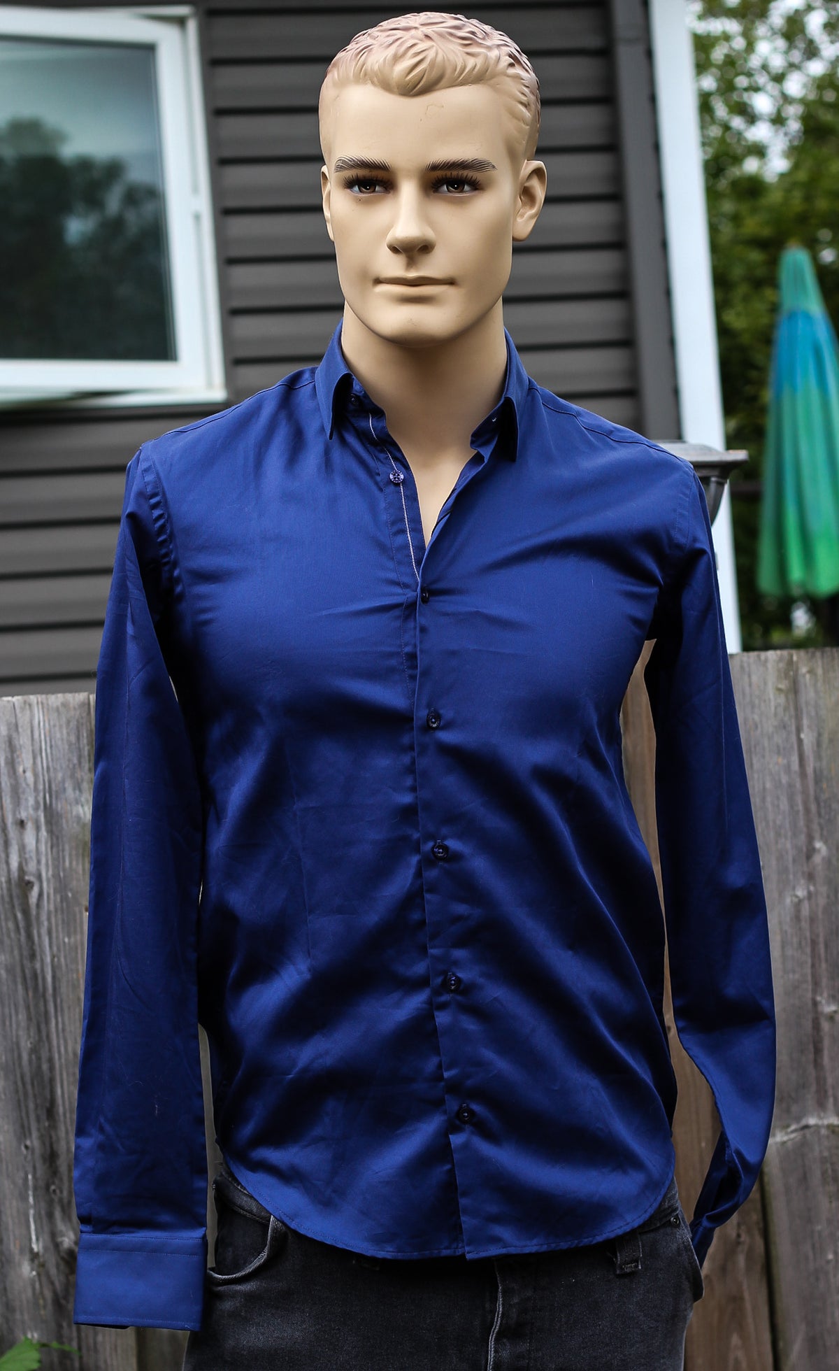 Modern "Bogart Man" Dress Shirt