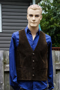 1990's "Rest & Relaxation" Suede Vest