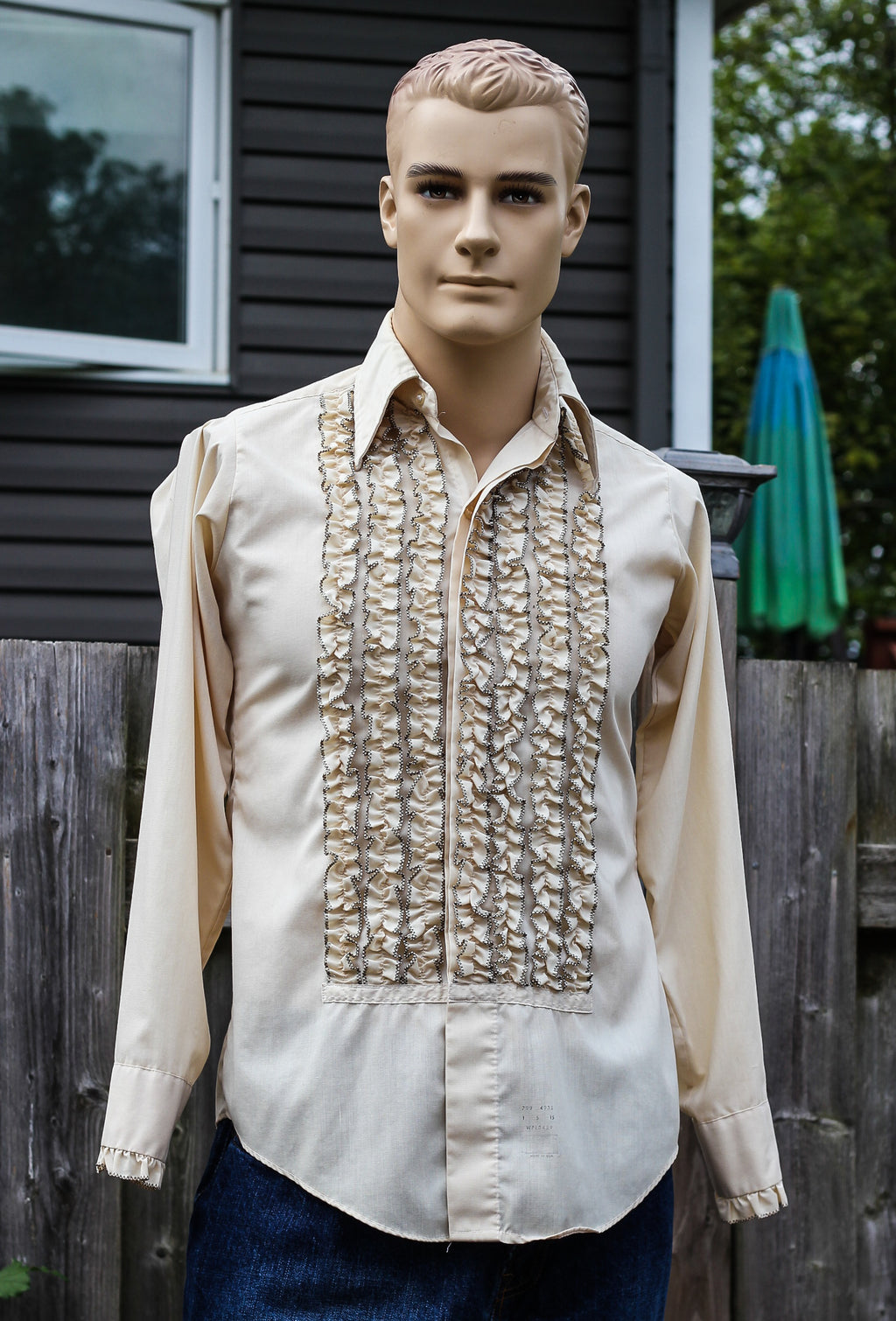 1970's "Lion of Troy" Tuxedo Shirt