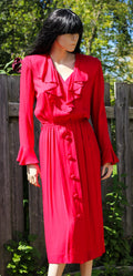 1980's "Leslie Faye" Dress
