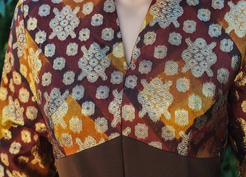 1970's "Lady Spi-Bor Knits of Distinction" Maxi Dress