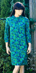 1960's "Mandarin Collection of Dynasty" Mod Dress
