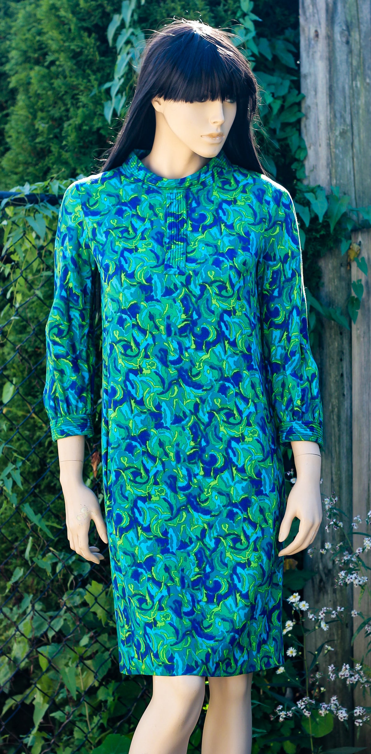 1960's "Mandarin Collection of Dynasty" Mod Dress