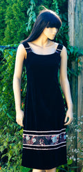 1960's "Irving Nadler " Velvet Dress