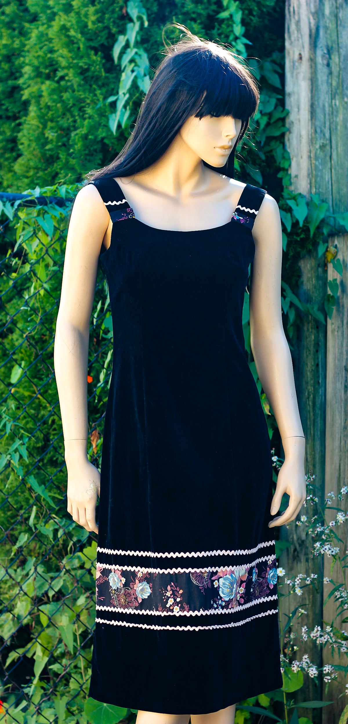 1960's "Irving Nadler " Velvet Dress