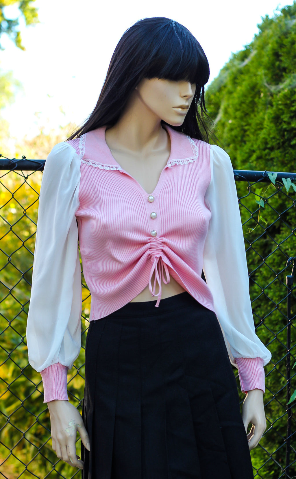 Modern Fairycore Knit Top