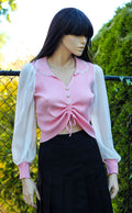Modern Fairycore Knit Top