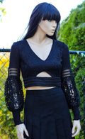 Modern "Bardot" Gemma Lace Top