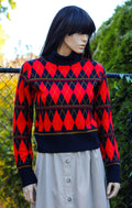 Modern Vintage-Style Turtleneck Sweater