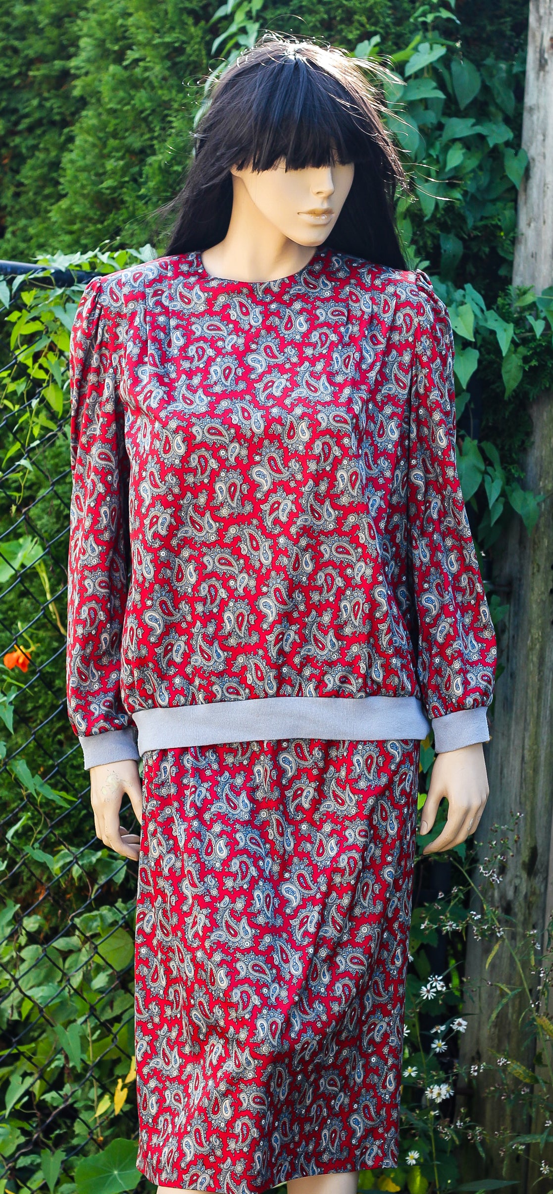 1980's Paisley Two Piece Set
