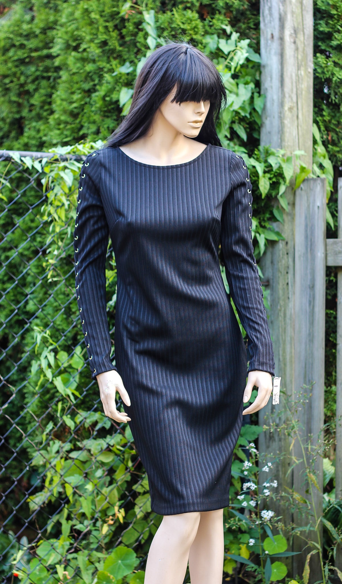 Brand New (with tags) "Jennifer Lopez" Midnight Romance Ribbed Bodycon Dress