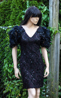 1980's "Susan Roselli for Vijack" Sequined Cocktail Dress