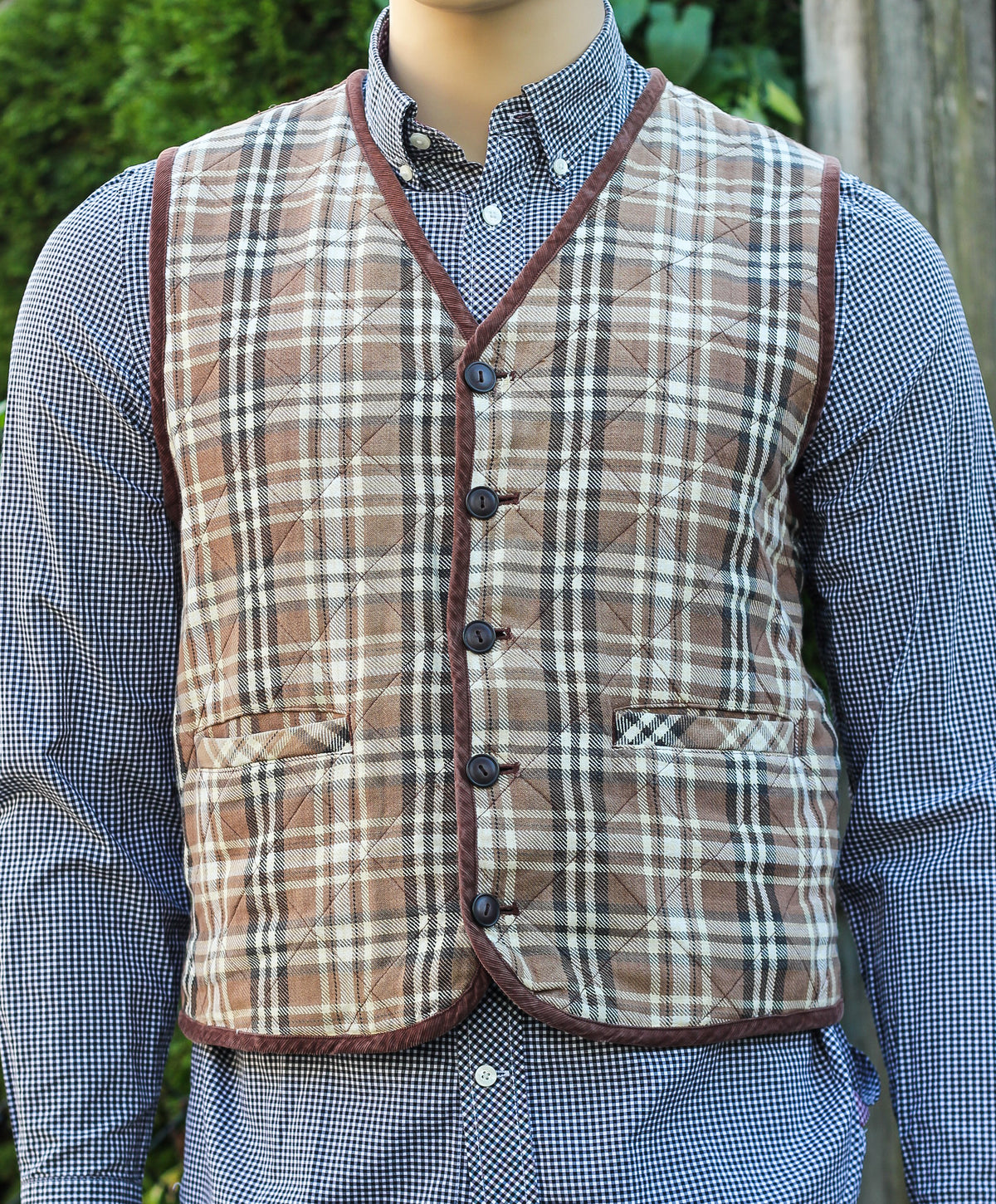 1990's "Bossini" Quilted Vest