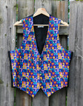 1990's "Paulette Lust" Silk Hand-Painted Vest