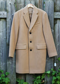 "Club Monaco" Camel Wool Overcoat