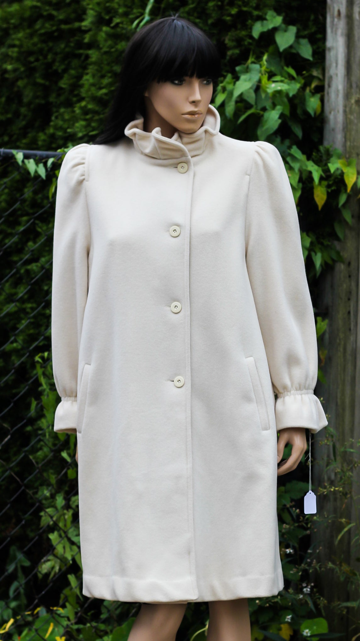 1980's "Modes Q.J.W." Wool Coat