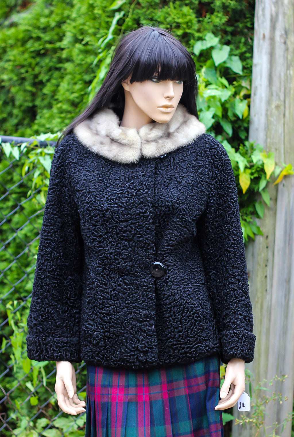1950's Persian Lamb Car Coat