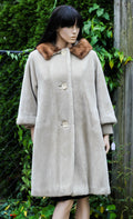 1950's "Borgana" - "Sportowne" Faux Fur Coat