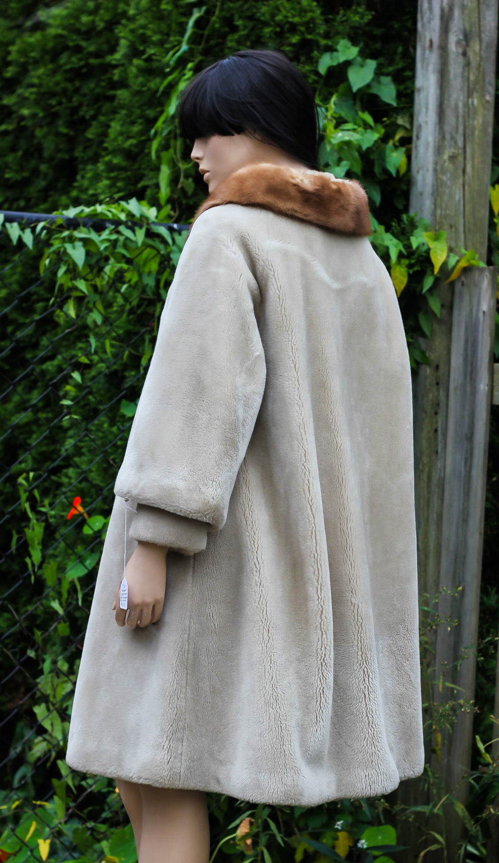 1950's "Borgana" - "Sportowne" Faux Fur Coat