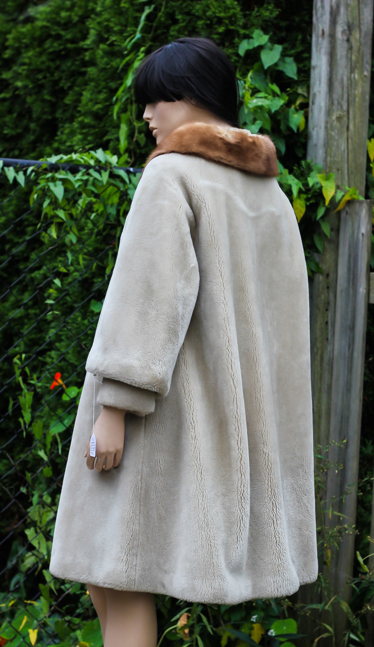1950's "Borgana" - "Sportowne" Faux Fur Coat