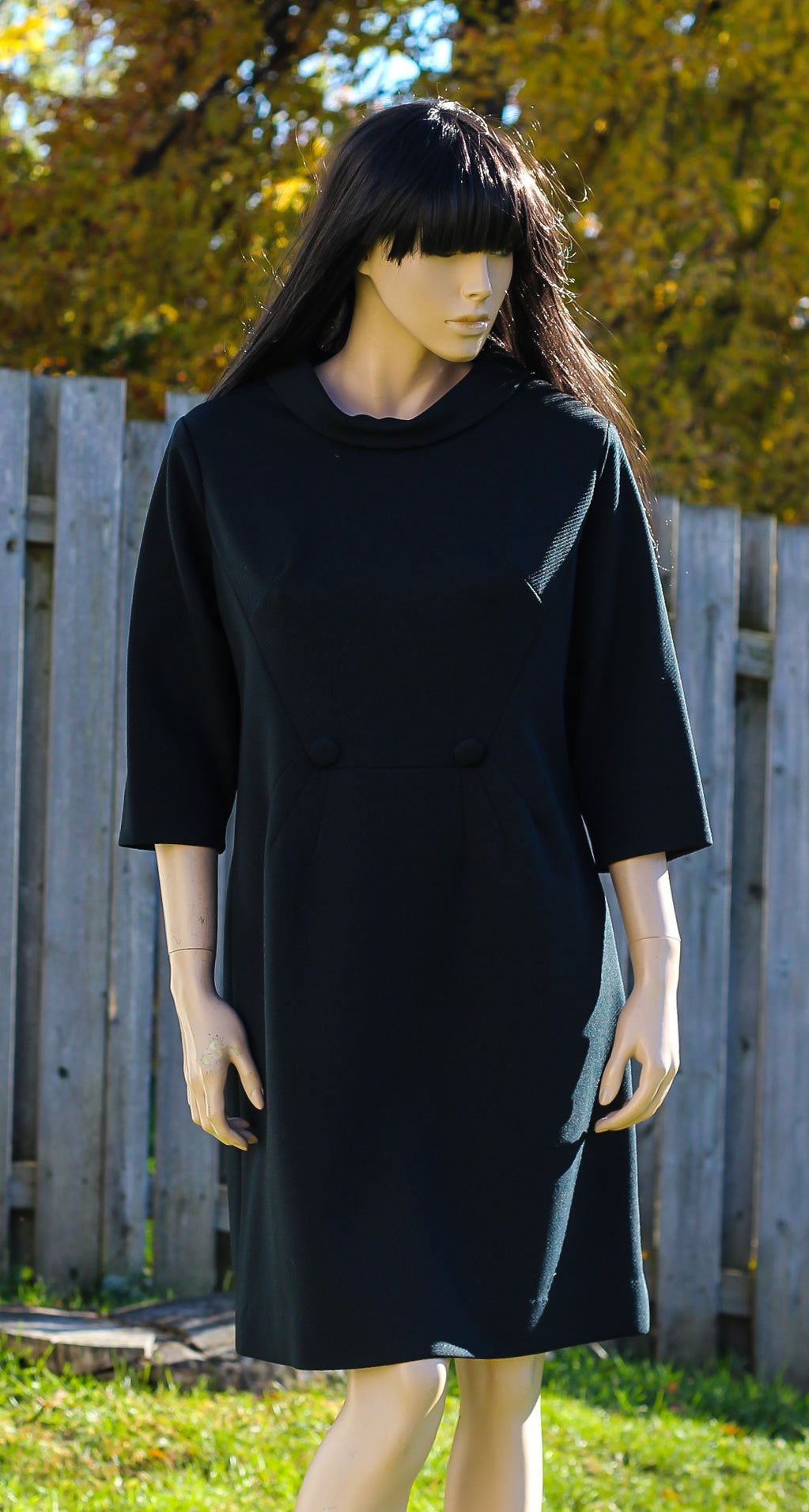 1960's Wool Crepe Dress
