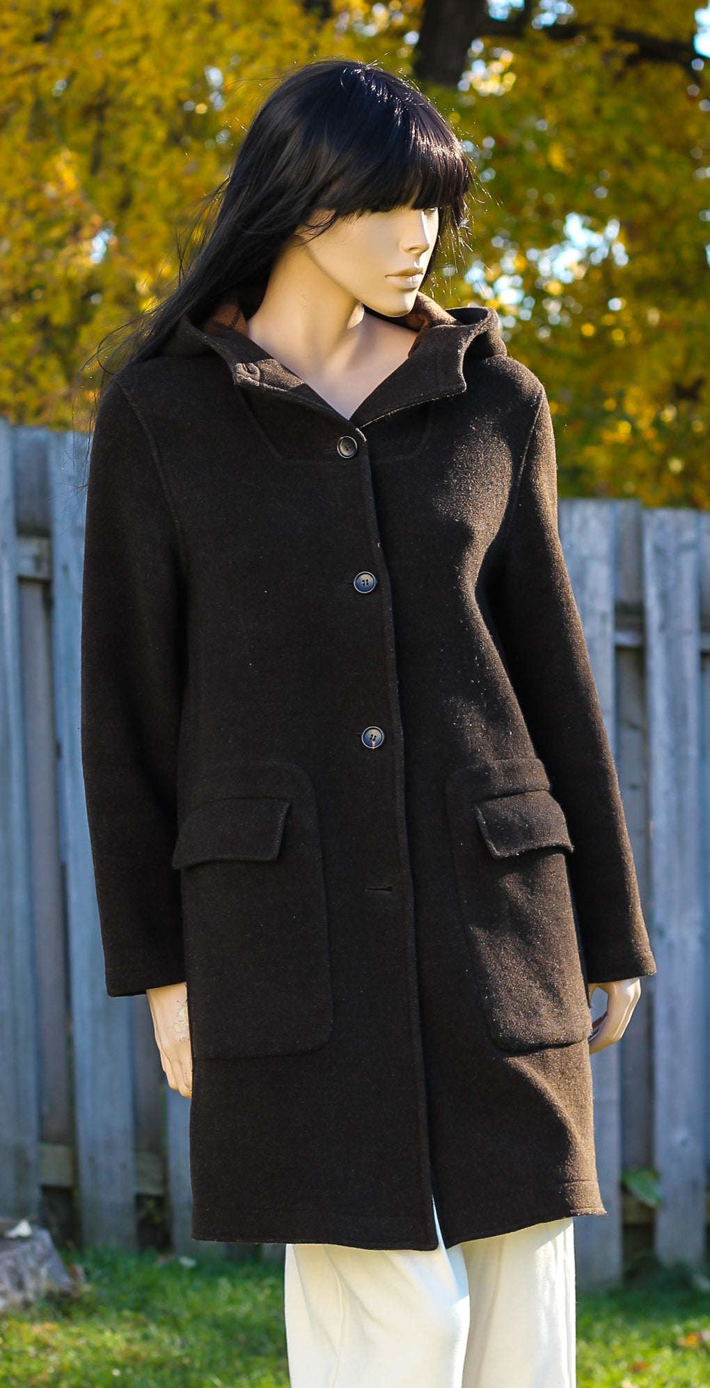 1990's "NIX" Hooded Duffle Coat